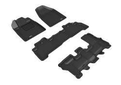 3D MAXpider - MAXpider L1AC00001509 Kagu Floor Mat Front/Rear Black 07-13 Acura MDX - Image 1