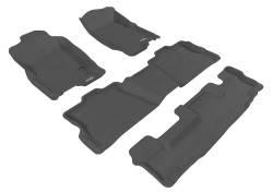 3D MAXpider - 3D MAXpider L1FR03501509 Kagu Floor Mat Front/Rear Black 06-10 Ford Explorer - Image 1