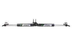 Zone Offroad Dual Steering Stabilizer Black for Jeep JL/JT ZON7451