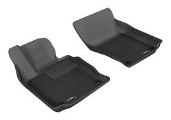 3D MAXpider - MAXpider L1PO00611509 Kagu Floor Mat Front Black for 10-16 Porsche Panamera - Image 1