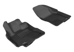 3D MAXpider - MAXpider L1PA00111509 Kagu Floor Mat Front Black for 09-13 Matrix/Vibe/Corolla - Image 1