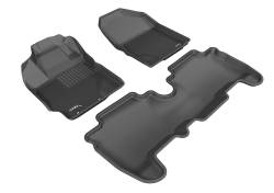 3D MAXpider - MAXpider L1SC00301509 Kagu Floor Mat Front/Rear Black for XD - Image 1
