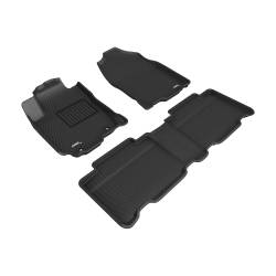 3D MAXpider - MAXpider L1TY12701509 Kagu Floor Mat Front/Rear Black for RAV4 - Image 1