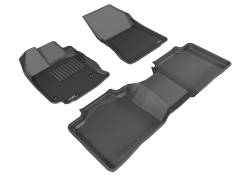 3D MAXpider - MAXpider L1TY13401509 Kagu Floor Mat Front/Rear Black for Venza - Image 1