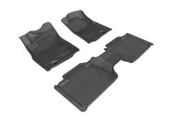 3D MAXpider - MAXpider L1TY09101509 Kagu Floor Mat Front/Rear Black for Tacoma Access - Image 1