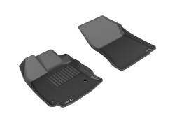 3D MAXpider - MAXpider L1TY13411509 Kagu Floor Mat Front Black for 13-15 Toyota Venza - Image 1