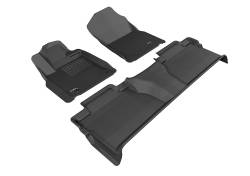 3D MAXpider - MAXpider L1TY15301509 Kagu Floor Mat F&R Black for Tundra Crewmax - Image 1