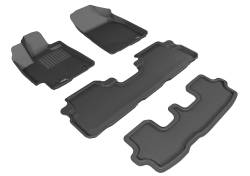 3D MAXpider - MAXpider L1TY15001509 Kagu Floor Mat F&R Black for Highlander Gas - Image 1