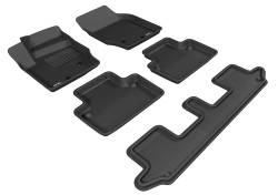 3D MAXpider - MAXpider L1VV00401509 Kagu Floor Mat Front/Rear Black Volvo XC90 - Image 1