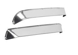 Belmor - Belmor VS-K2-1 TRUCK VENTSHADES Side Window Rain Deflector Stainless 2Pc - Image 1