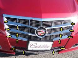Quality Automotive SG48251 Grille Accent Kit 08-13 Cadillac CTS