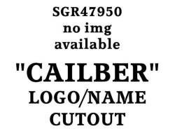 Quality Automotive Accessories - Quality Automotive SGR47950 Stainless Graphic/Emblem for Dodge Caliber - Image 1