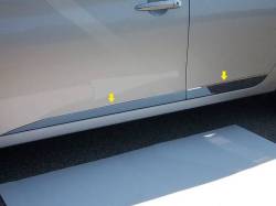 QAA TH13576 Stainless Rocker Panel Trim 4Pc for 13-15 Nissan Sentra
