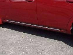 QAA TH28575 Stainless Rocker Panel Trim 2pc for 07-12 Nissan Sentra