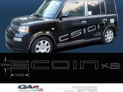 Quality Automotive Accessories - Quality Automotive SGR24180 Stainless Graphic/Emblem for Scion XB - Image 1
