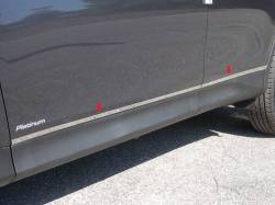 QAA TH13180 Stainless Rocker Panel Trim 4Pc for 13-18 Toyota Rav4