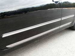 QAA TH27552 Stainless Rocker Panel Trim 4Pc for 07-12 Nissan Altima