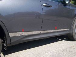 QAA TH13181 Stainless Rocker Panel Trim 4Pc for 13-18 Toyota Rav4