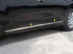 QAA TH13550 Stainless Rocker Panel Trim 4Pc for 13-18 Nissan Altima