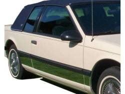 QAA TH31669 Stainless Rocker Panel Trim 6pc for 89-95 Mercury Cougar