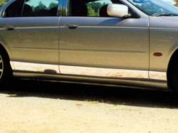 QAA TH20098 Stainless Rocker Panel Trim 8pc for 00-08 Jaguar S-Type