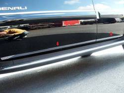 QAA TH47197 Stainless Rocker Panel Trim 4Pc for 07-14 GMC Yukon
