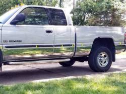 QAA TH38929 Stainless Rocker Panel Trim 12pc for 98-2001 Dodge Ram