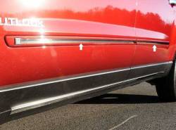 QAA TH47425 Stainless Rocker Panel Trim 4Pc for 07-09 Saturn Outlook