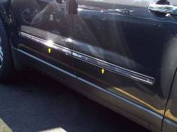 QAA TH49165 Stainless Rocker Panel Trim 4Pc for 09-17 Chevrolet Traverse