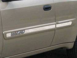 QAA TH42293 Stainless Rocker Panel Trim 6pc for 02-06 GMC Envoy