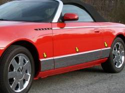 QAA TH43670 Stainless Rocker Panel Trim 6pc for 02-06 Ford Thunderbird
