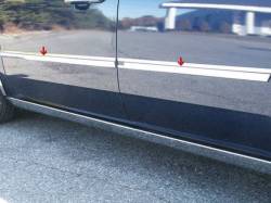 QAA TH45492 Stainless Rocker Panel Trim 4Pc for 05-07 Mercury Montego