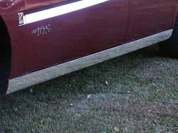 QAA TH45410 Stainless Rocker Panel Trim 4Pc for 05-07 Saturn Ion
