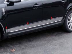 QAA TH50670 Stainless Rocker Panel Trim 6pc for 10-20 Lincoln MKT