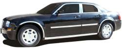 Quality Automotive Accessories - QAA TH45762 Stainless Rocker Panel Trim 4Pc for 05-10 Chrysler 300 - Image 2