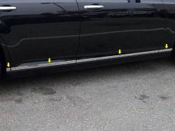 QAA TH51760 Stainless Rocker Panel Trim 8pc for 11-23 Chrysler 300