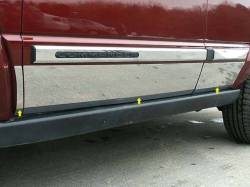 QAA TH46095 Stainless Rocker Panel Trim 6pc for 06-10 Jeep Commander