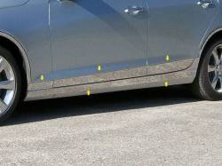 QAA TH53237 Stainless Rocker Panel Trim 10pc for 13-18 Cadillac ATS