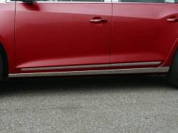QAA TH50520 Stainless Rocker Panel Trim 4Pc for 10-16 Buick LaCrosse