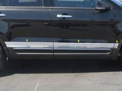 QAA TH51330 Stainless Rocker Panel Trim 6pc for 11-19 Ford Explorer