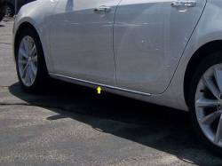 QAA TH52541 Stainless Rocker Panel Trim 2pc for 12-17 Buick Verano