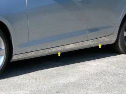 QAA TH53236 Stainless Rocker Panel Trim 4Pc for 13-18 Cadillac ATS