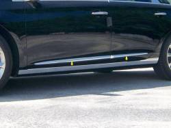 QAA TH53246 Stainless Rocker Panel Trim 4Pc for 13-19 Cadillac XTS