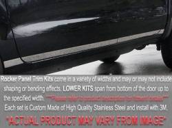 QAA TH87515 Stainless Rocker Panel Trim 10pc for 87-95 Nissan D21 Hardbody