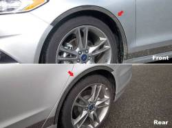 Quality Automotive Accessories - Quality Automotive WQ53390 Wheel Well Accent 13-14 Ford Fusion - Image 1