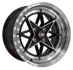 HD Wheels - HD Wheels RS-L 15x8 4x100 25mm Gloss Black/Machined RL15801025BMP - Image 1