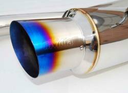 Invidia - Invidia HS02SW1GRT N1 Exhaust Single Titanium Tip 76mm Tip 101mm Ti - Image 4