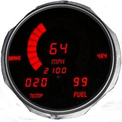Intellitronix - Intellitronix LED Digital Replacement Gauge Panel for 55-86 Jeep DP6011R - Image 1