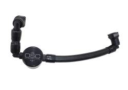 J&L Oil Separator 3050P-B 3.0 Passenger Side Mounted Oil Separator Black