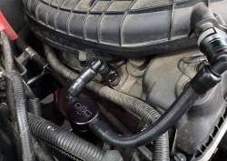 J&L Oil Separator Co - J&L Oil Separator 3050P-B 3.0 Passenger Side Mounted Oil Separator Black - Image 2